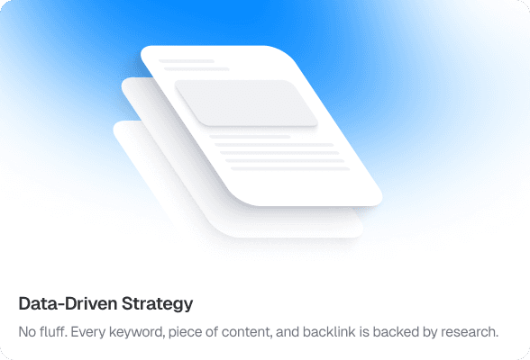 Data-Driven Strategy